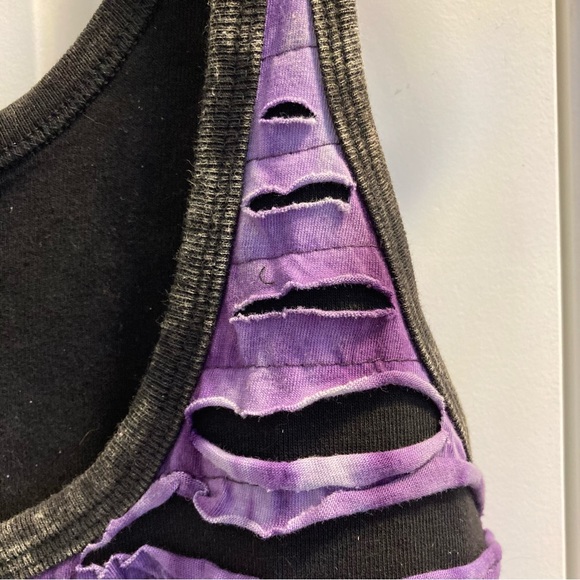 Rising International Size 3XL Black and Floral Design Tank Top NWT - Picture 7 of 9